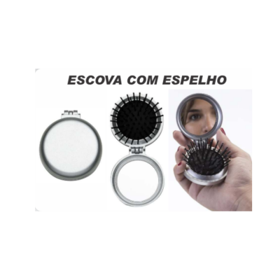 Escova Com Espelho